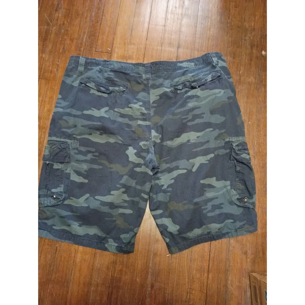 Raw X Mens Camo Cargo Shorts Size 42